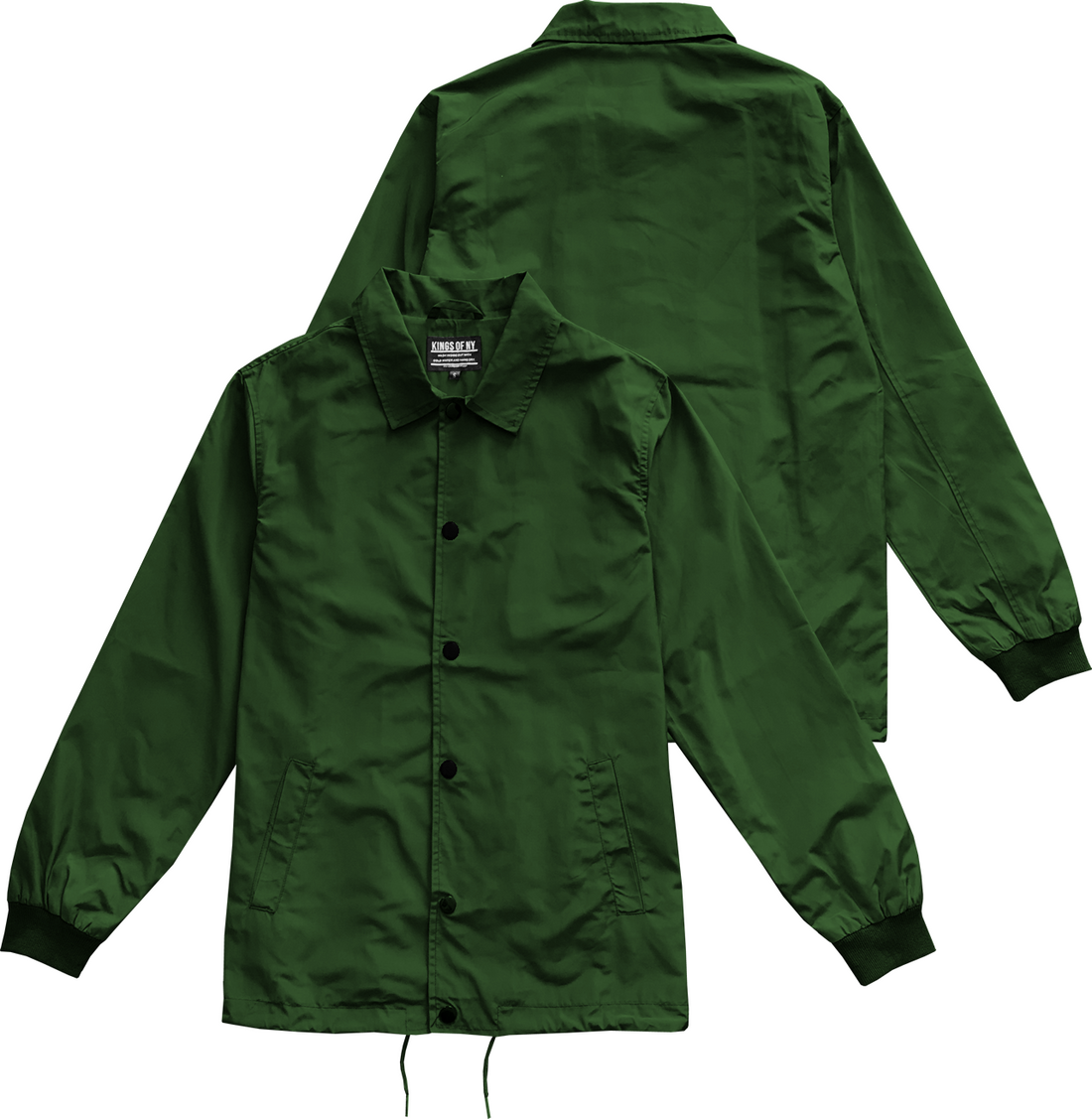 Blank Green Coaches Jacket