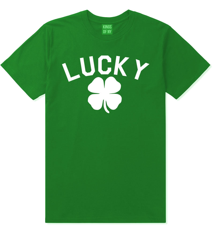 Lucky 4 Leaf Clover St. Patrick's Day Men's T-Shirt