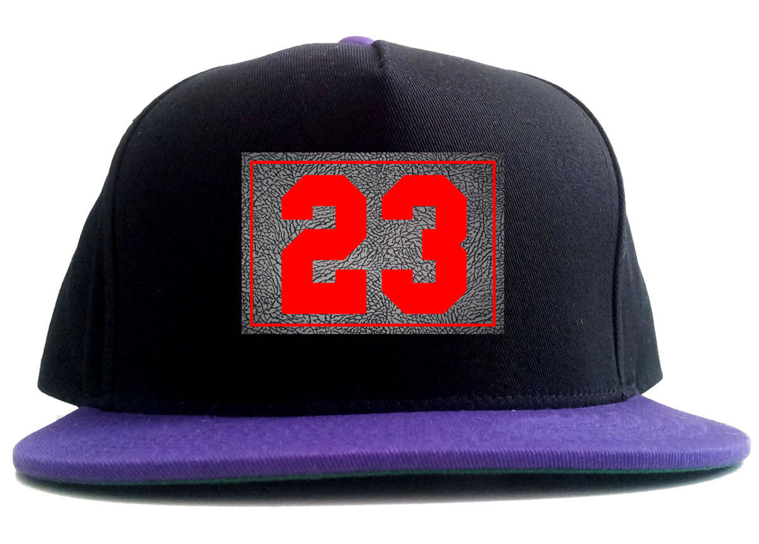 25 Cement Red Jersey 2 Tone Snapback Hat By Kings Of NY