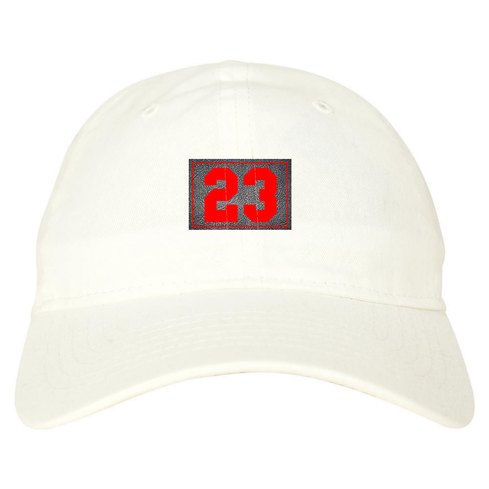 25 Cement Red Jersey Dad Hat By Kings Of NY