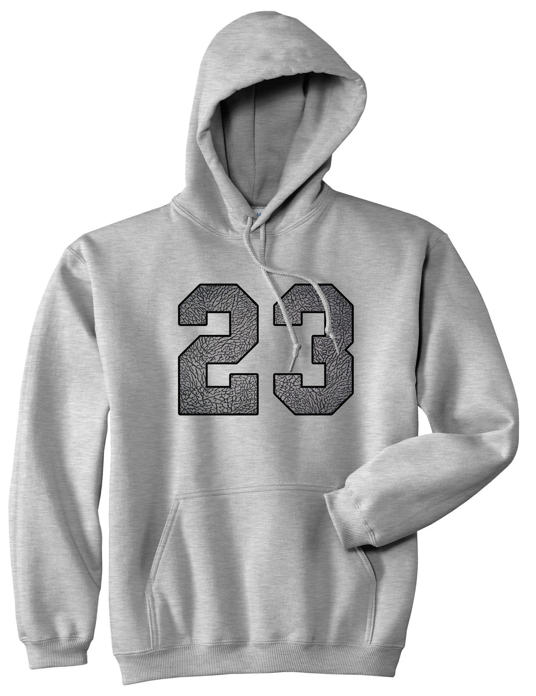 23 Cement Jersey Pullover Hoodie in Grey By Kings Of NY
