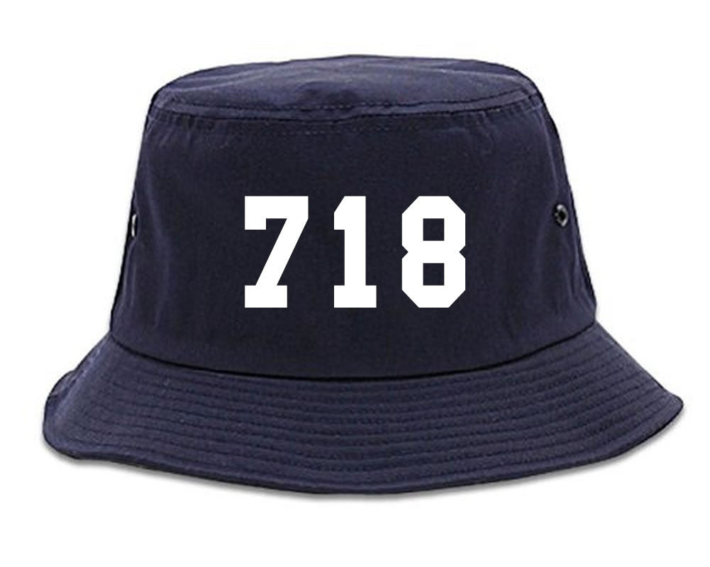 718 New York Area Code Bucket Hat By Kings Of NY