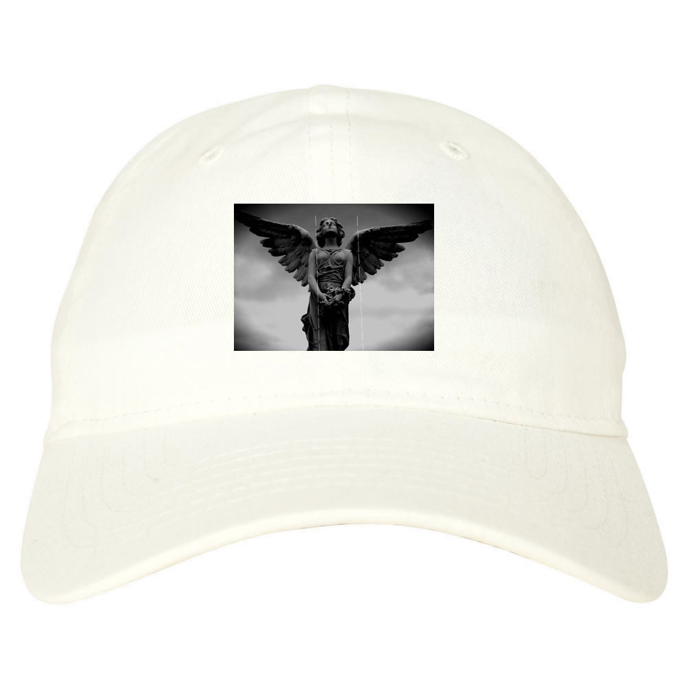 Angel Statue Wings Dark Goth Dad Hat Cap