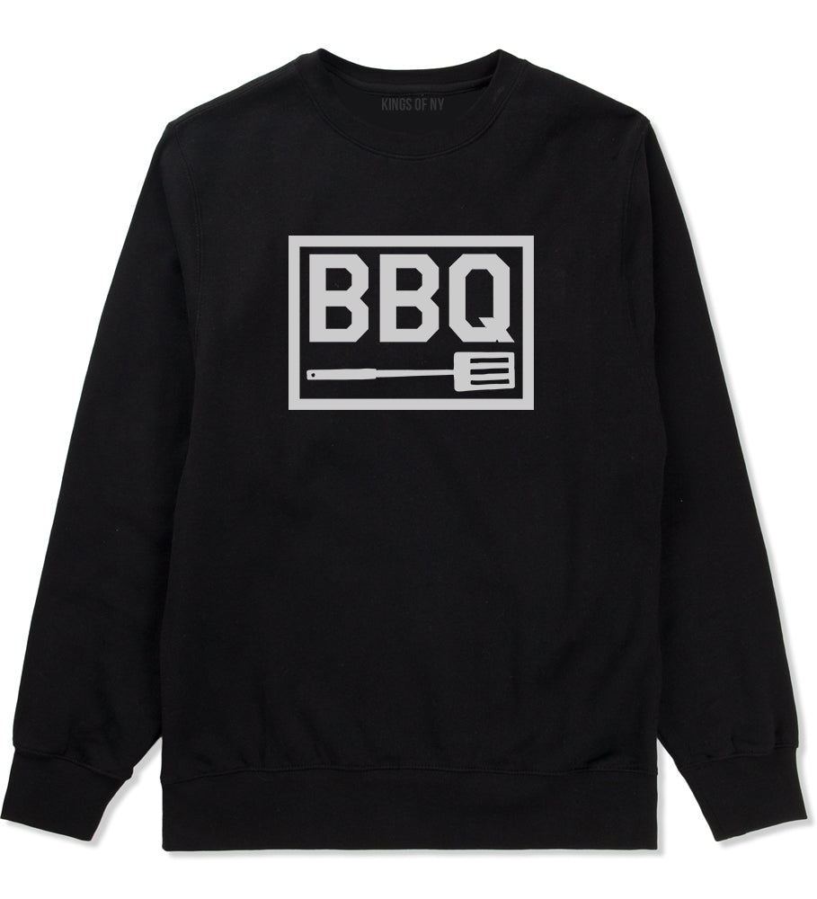 BBQ Barbecue Spatula Black Crewneck Sweatshirt by Kings Of NY
