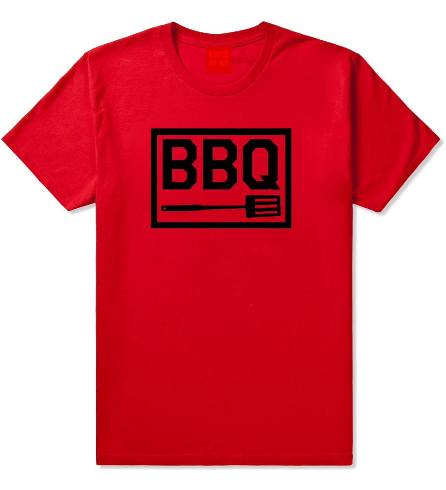 BBQ Barbecue Spatula Red T-Shirt by Kings Of NY