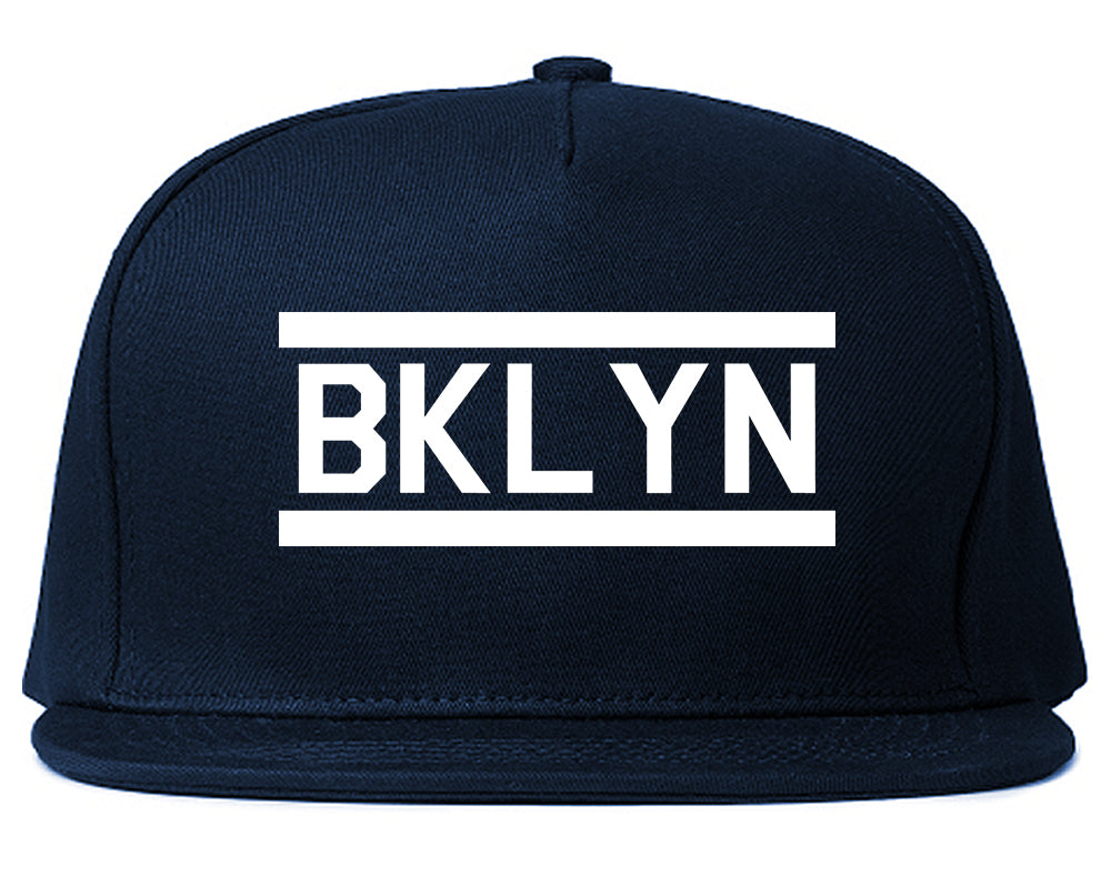 BKLYN Brooklyn Mens Snapback Hat Navy Blue
