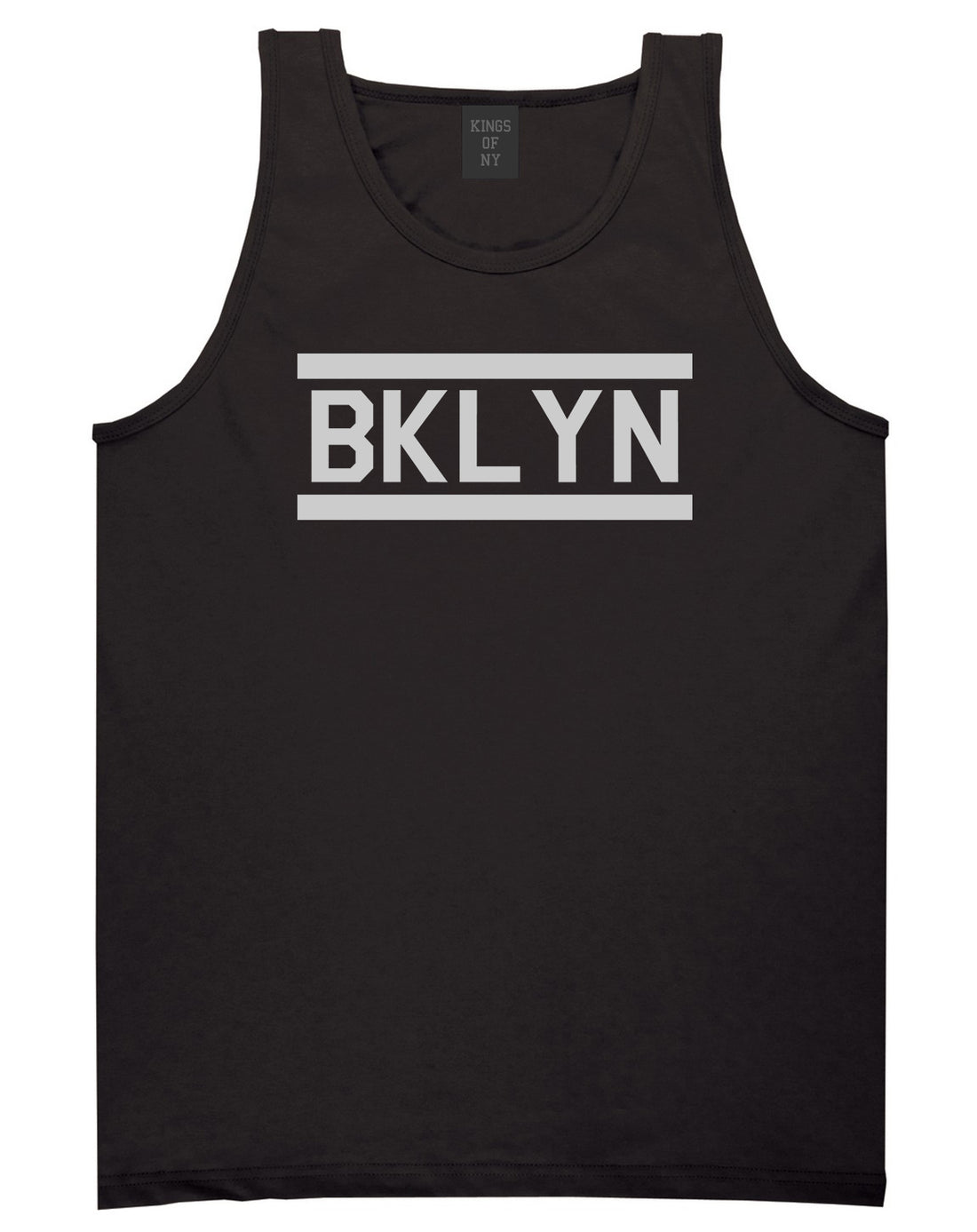 BKLYN Brooklyn Mens Tank Top Shirt Black by Kings Of NY