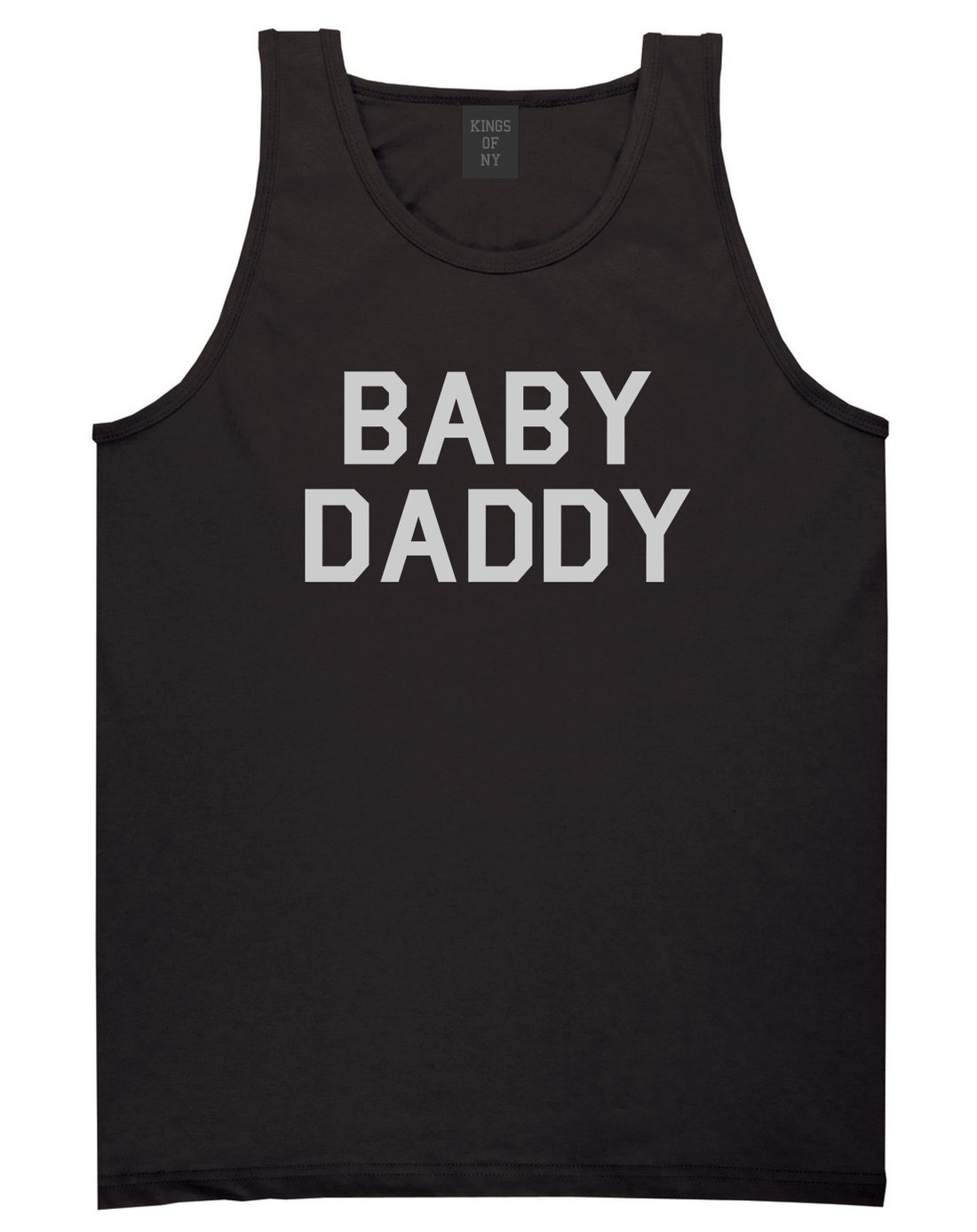Baby Daddy Funny Fathers Day Mens Tank Top Shirt Black