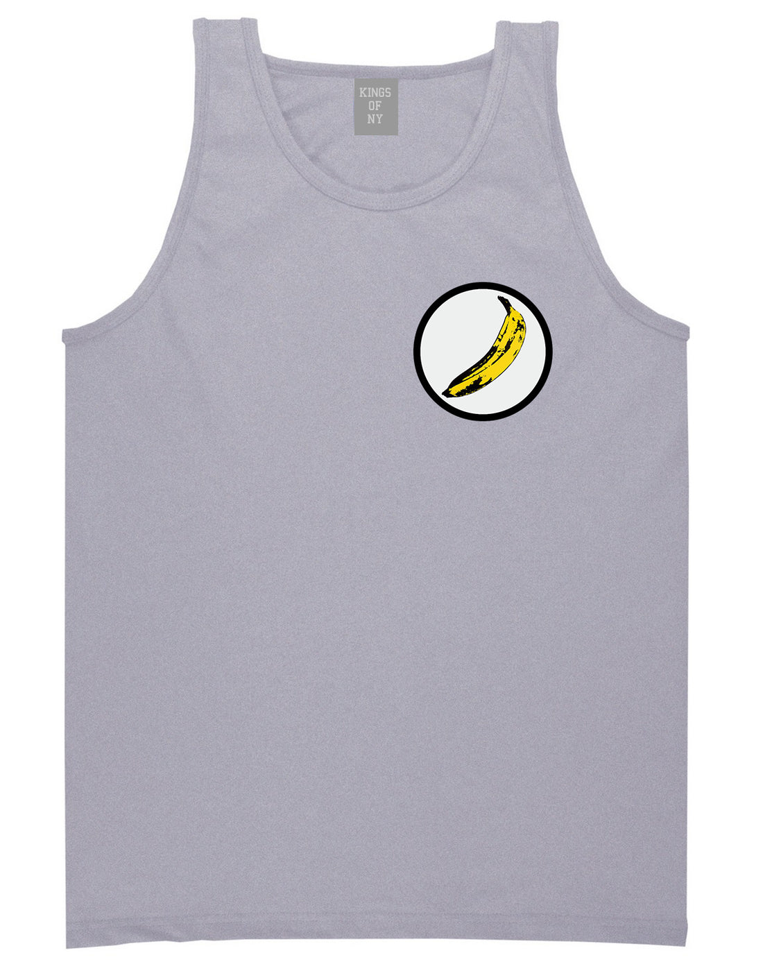 Banana Chest Grey Tank Top Shirt by Kings Of NY