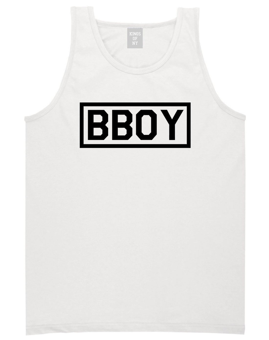 Bboy Breakdancing White Tank Top Shirt by Kings Of NY