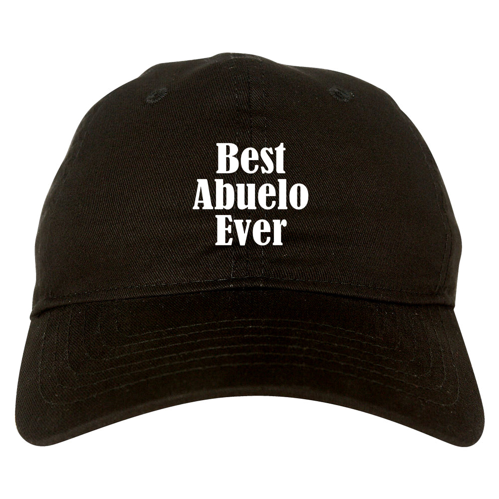 Best Abuelo Ever Grandpa Spanish Fathers Day Mens Dad Hat Baseball Cap Black