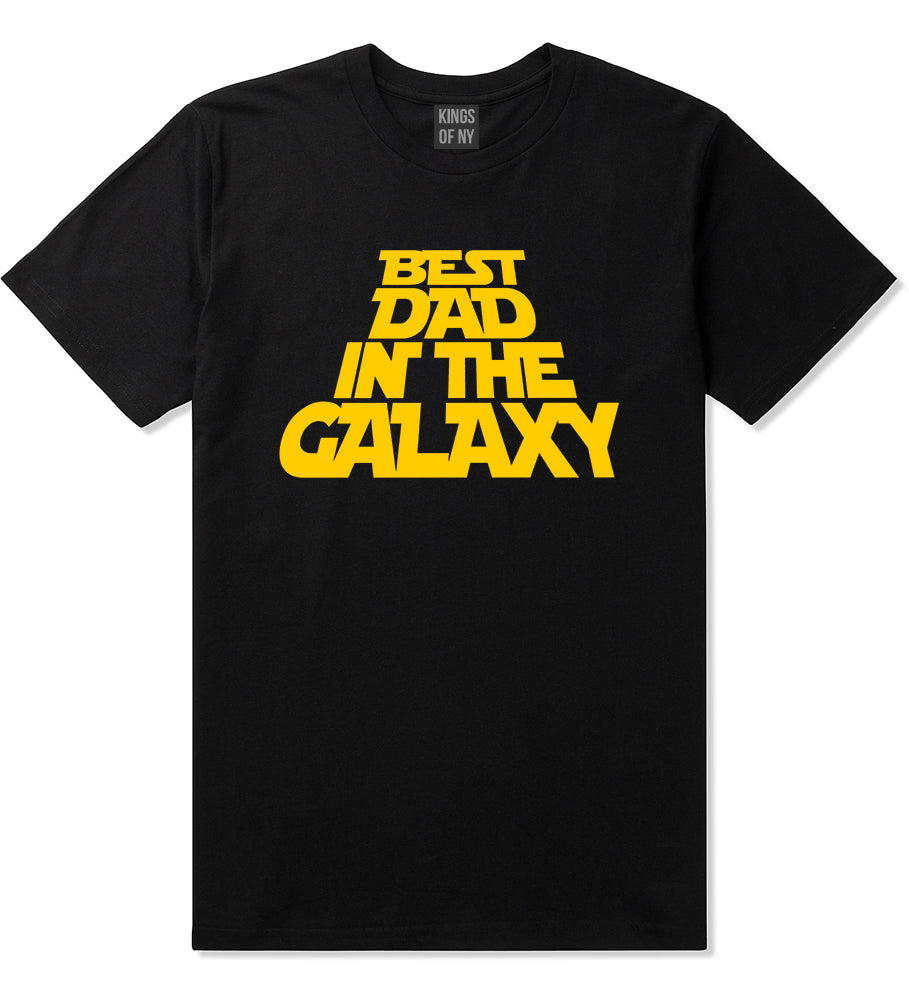 Best Dad In The Galaxy Mens T-Shirt Black