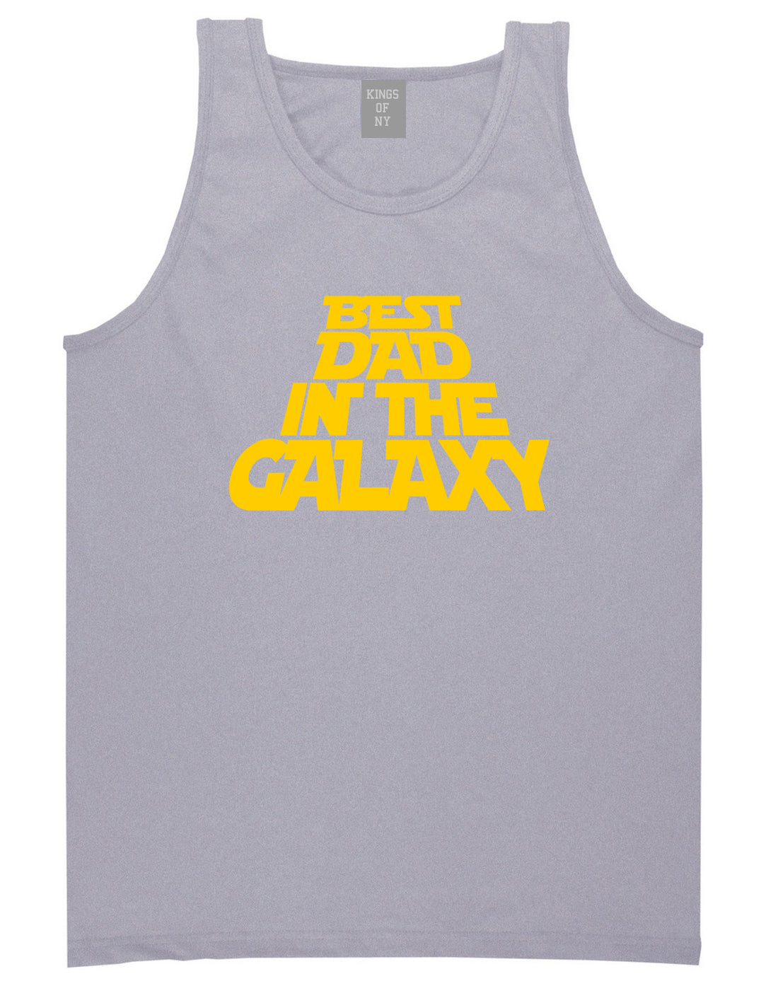 Best Dad In The Galaxy Mens Tank Top T-Shirt Grey