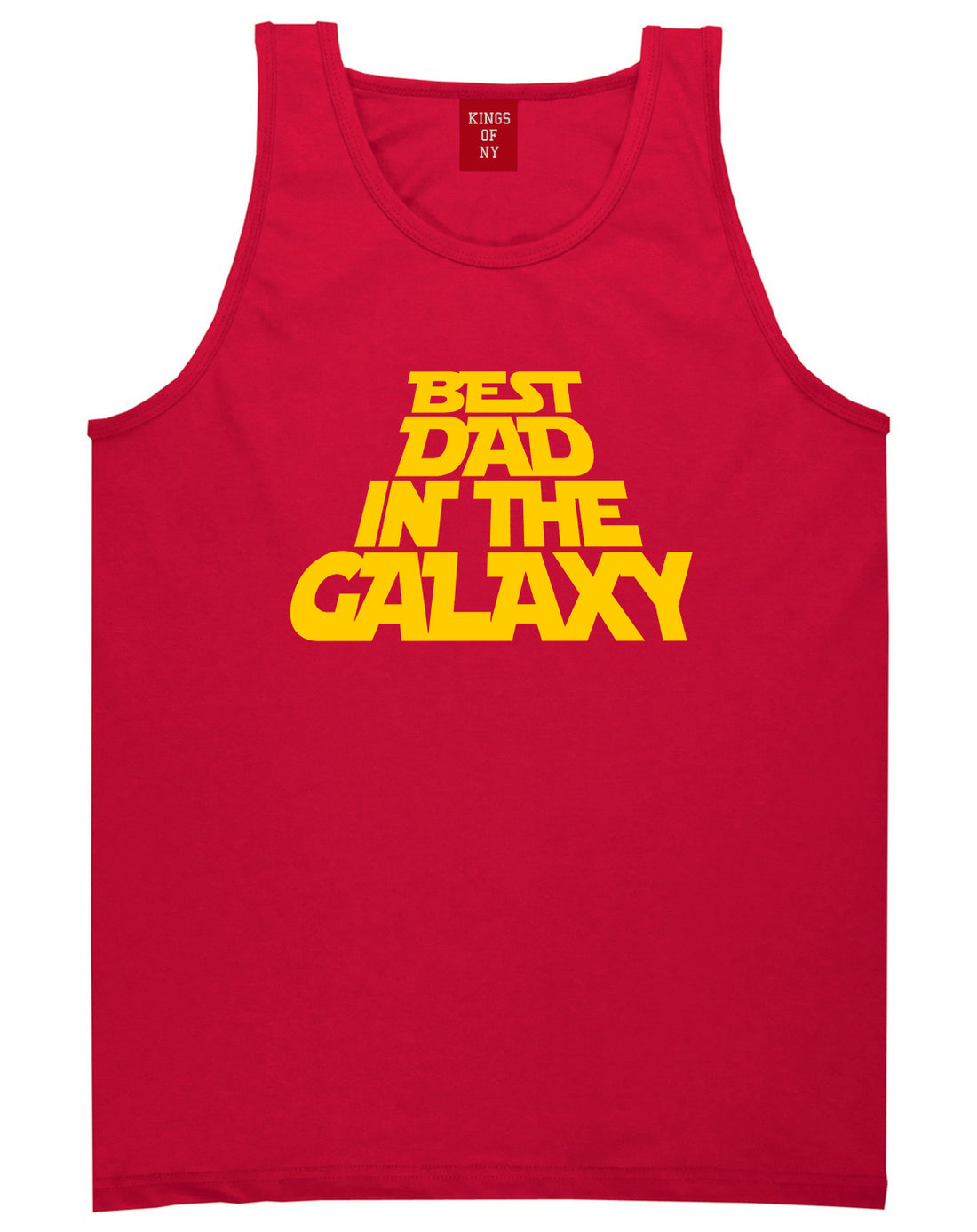 Best Dad In The Galaxy Mens Tank Top T-Shirt Red