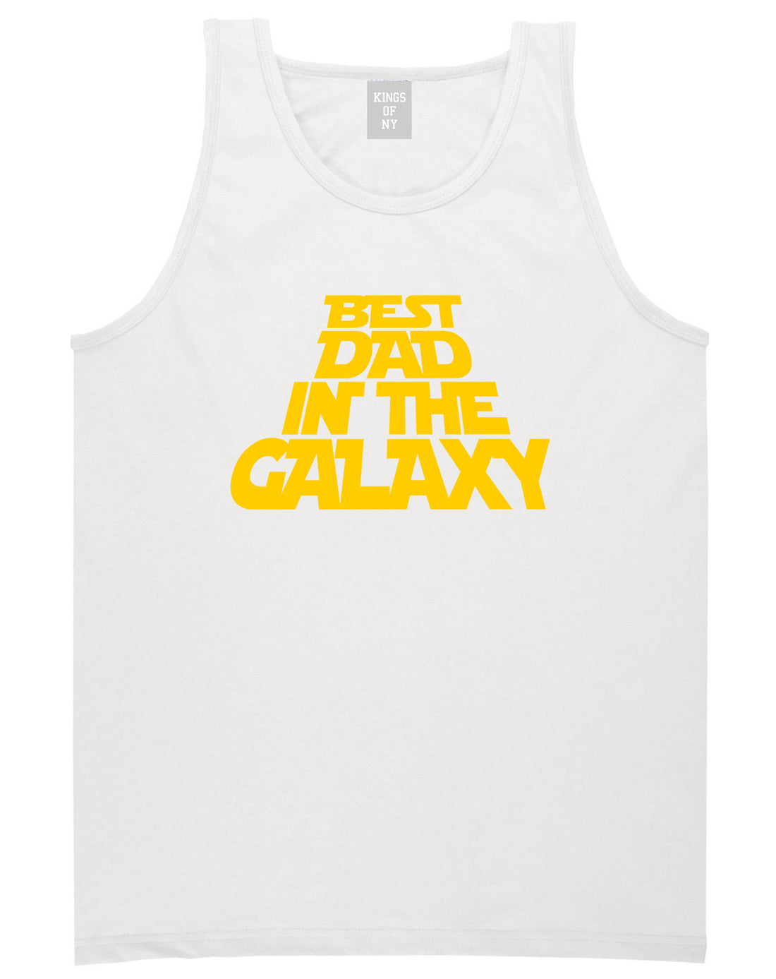 Best Dad In The Galaxy Mens Tank Top T-Shirt White