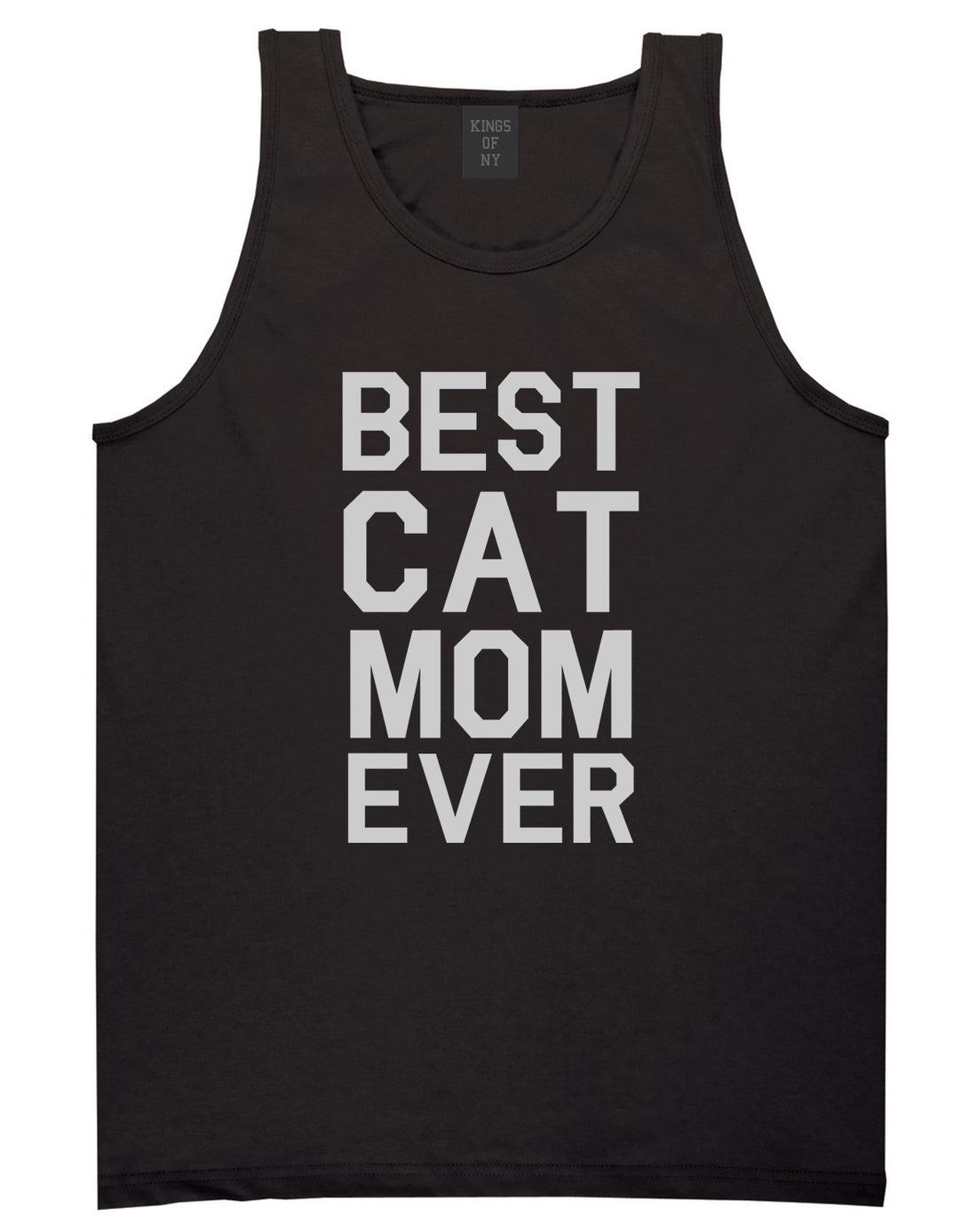 Best_Cat_Mom_Ever Mens Black Tank Top Shirt by Kings Of NY