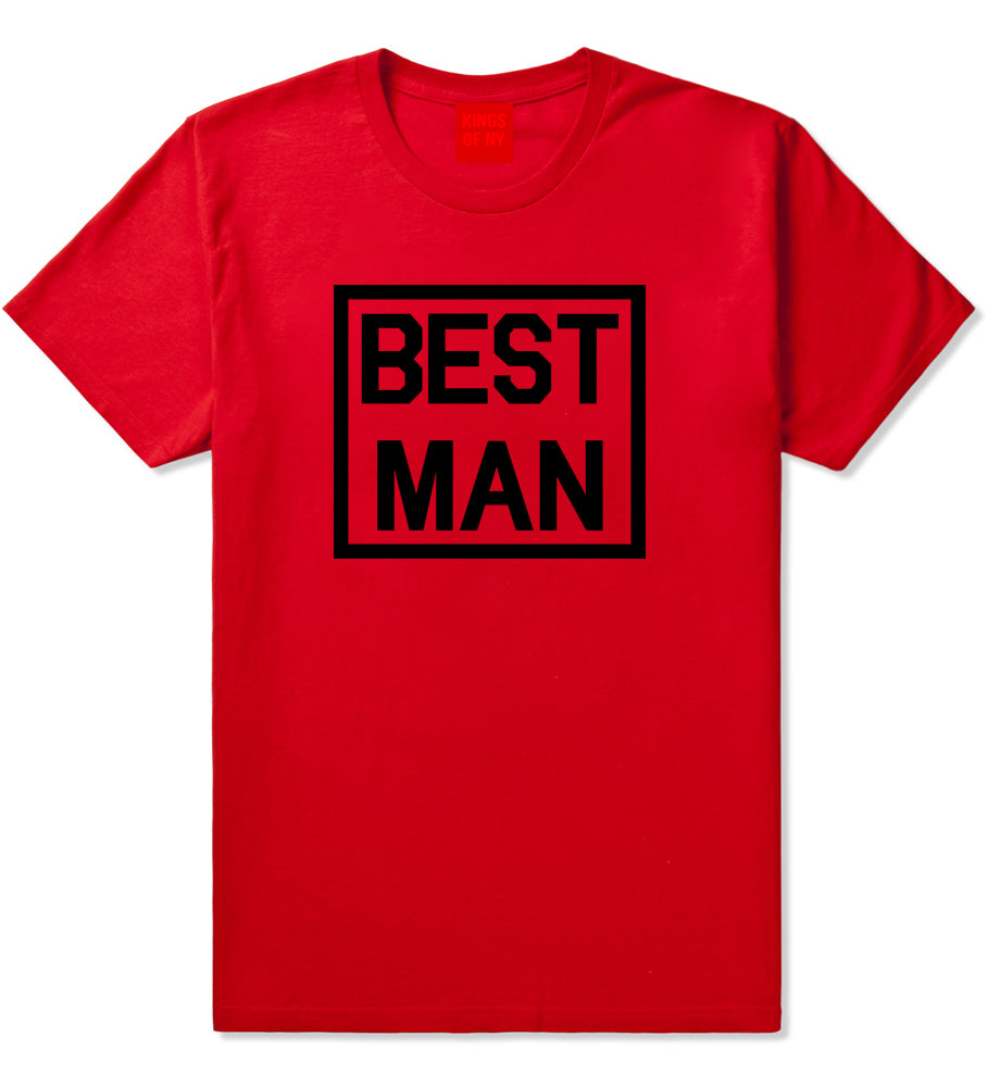 Best Man Bachelor Party Red T-Shirt by Kings Of NY