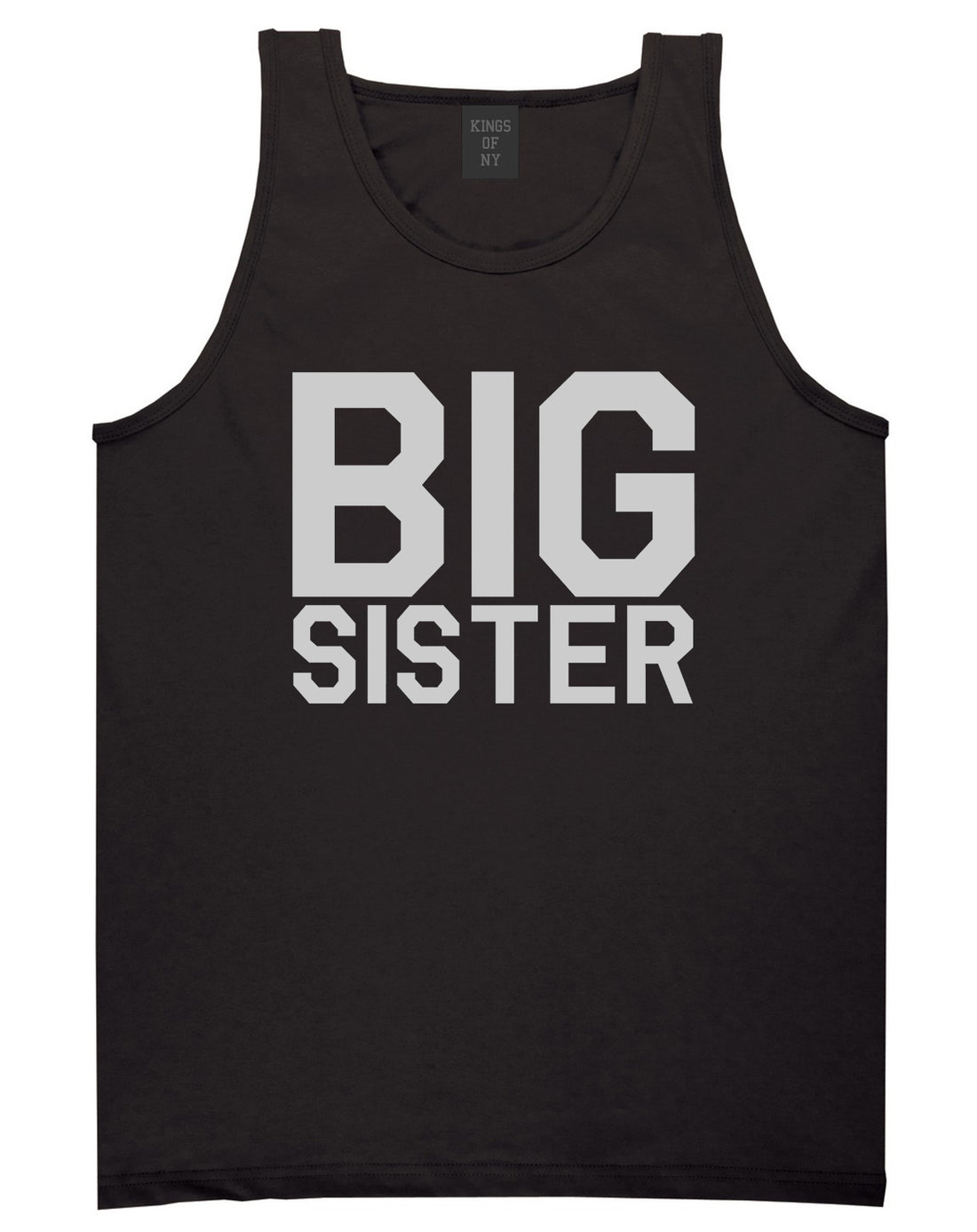 Big Sister Black Tank Top Shirt by Kings Of NY