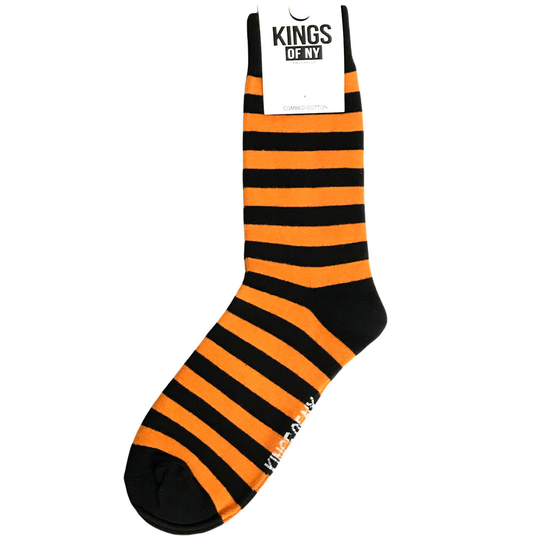 Black And Orange Striped Rugby Socks
