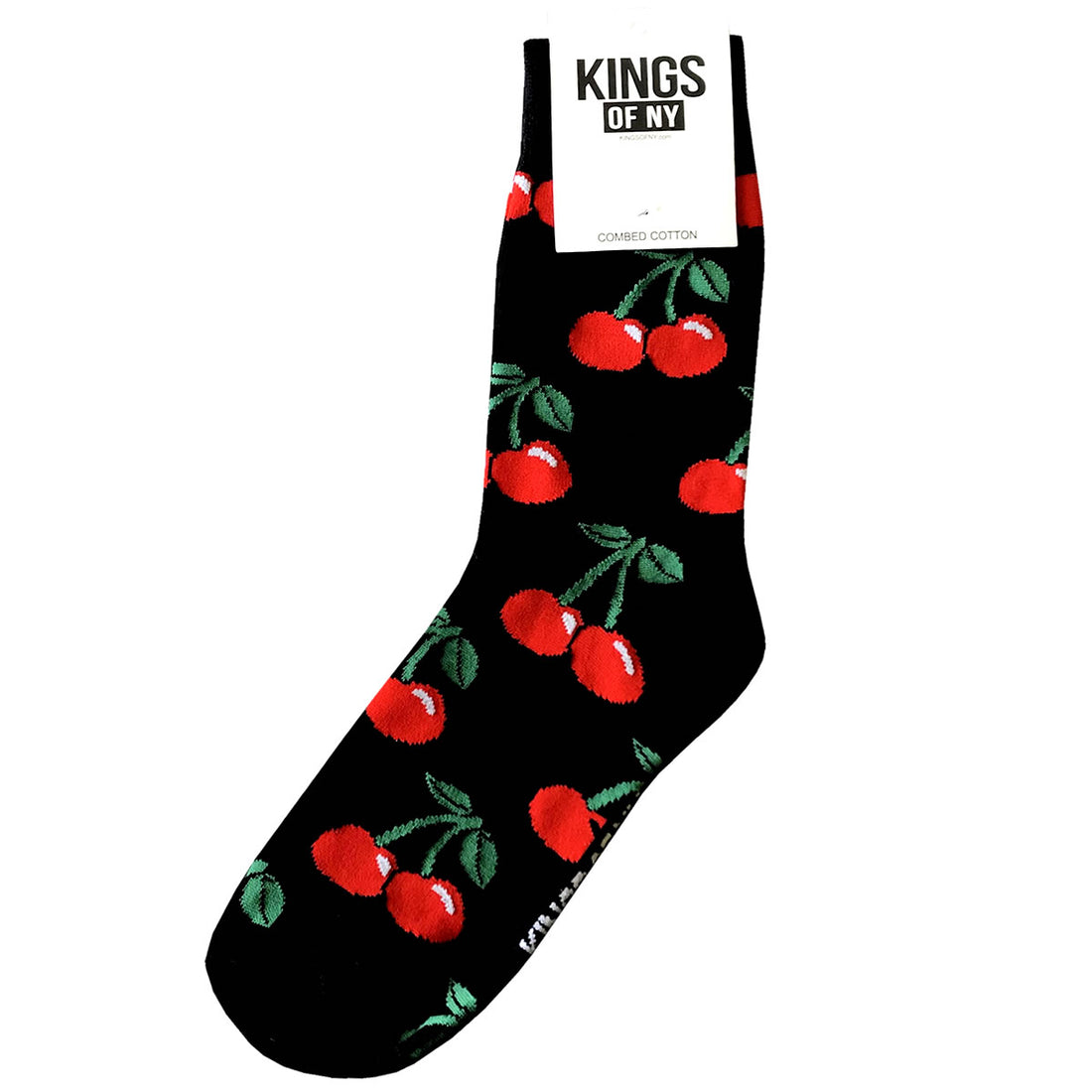 Black Cherry Fruit Mens Socks