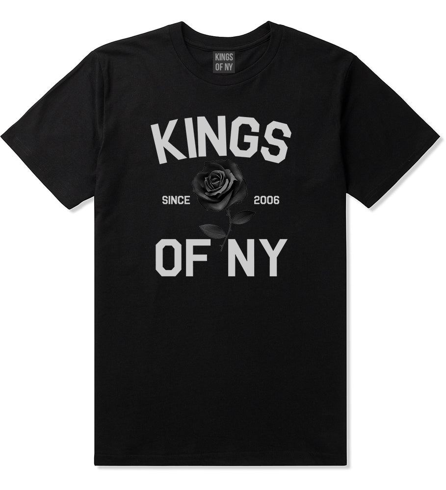 Black Rose Since 2006 Mens T-Shirt Black by Kings Of NY