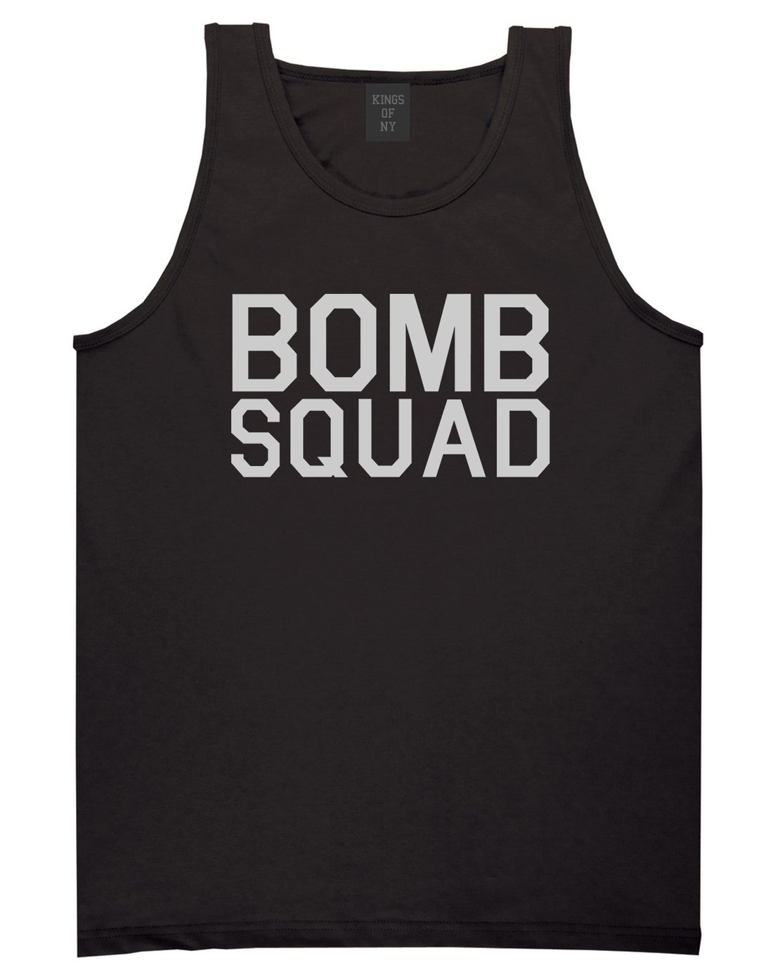 Bomb Squad Black Tank Top Shirt by Kings Of NY