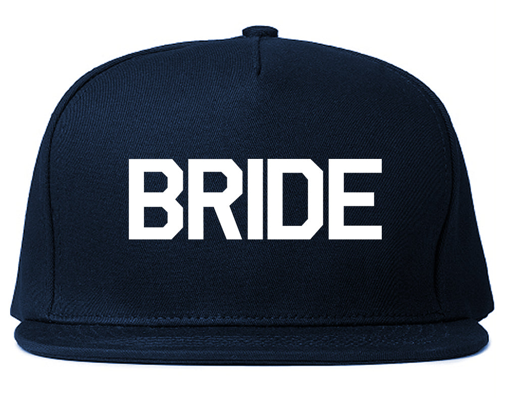 Bride Bachlorette Party Snapback Hat Blue