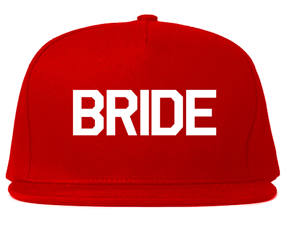 Bride Bachlorette Party Snapback Hat Red