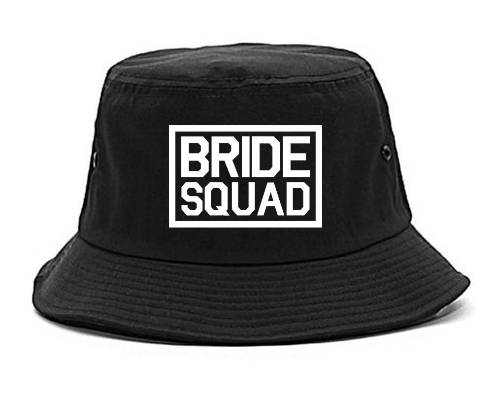 Bride Squad Bachlorette Party Bucket Hat Black
