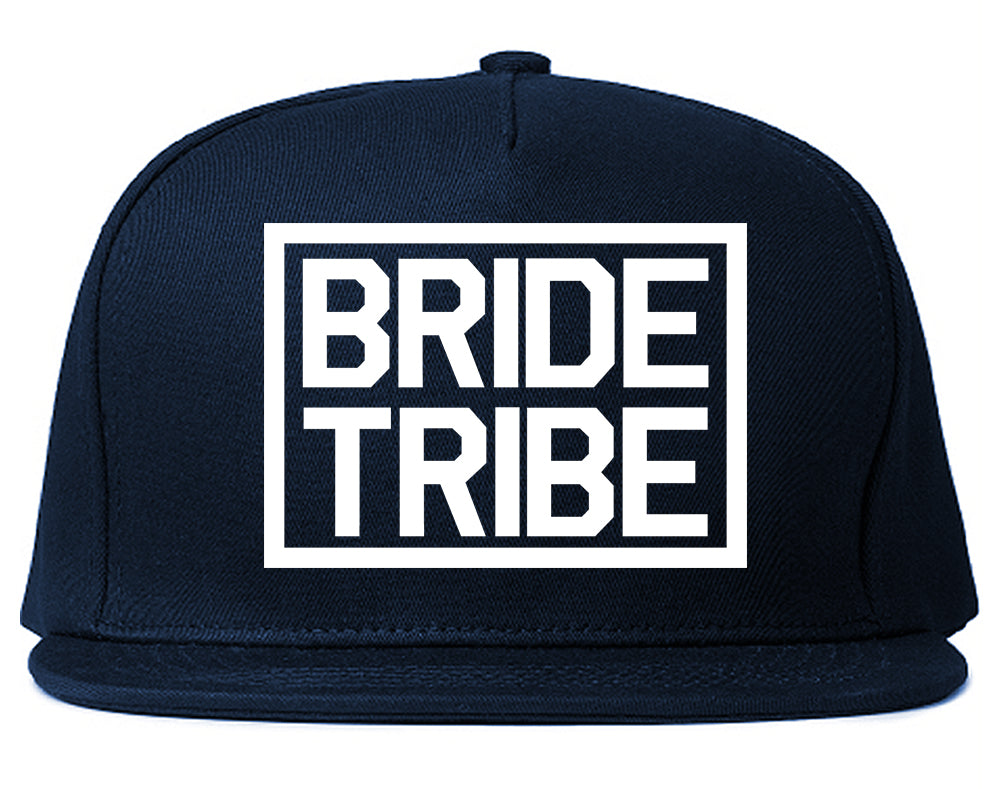 Bride Tribe Bachlorette Party Snapback Hat Blue