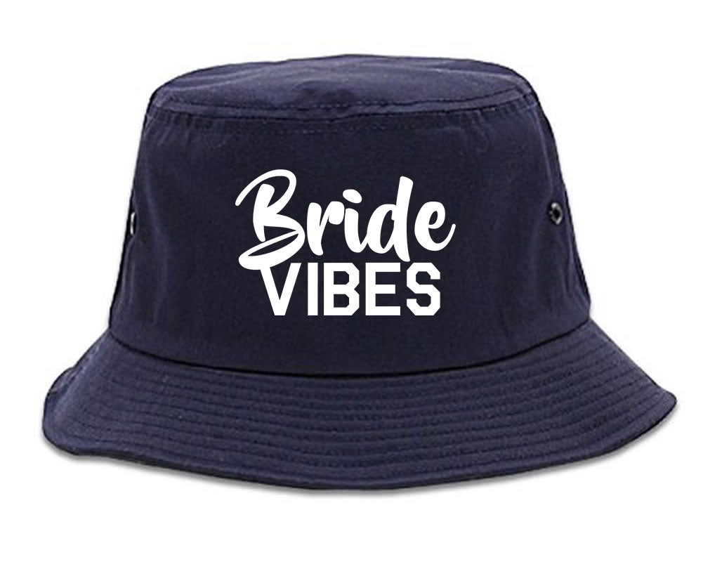 Bride_Vibes_Bridal Navy Blue Bucket Hat