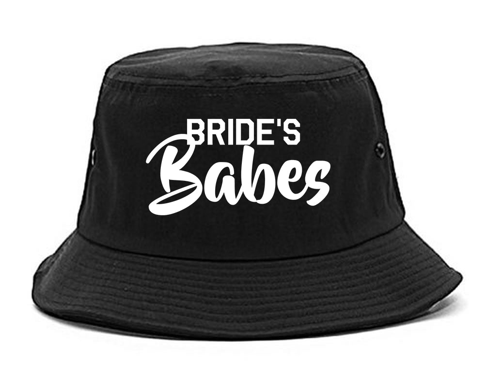 Brides_Babes_Wedding Black Bucket Hat