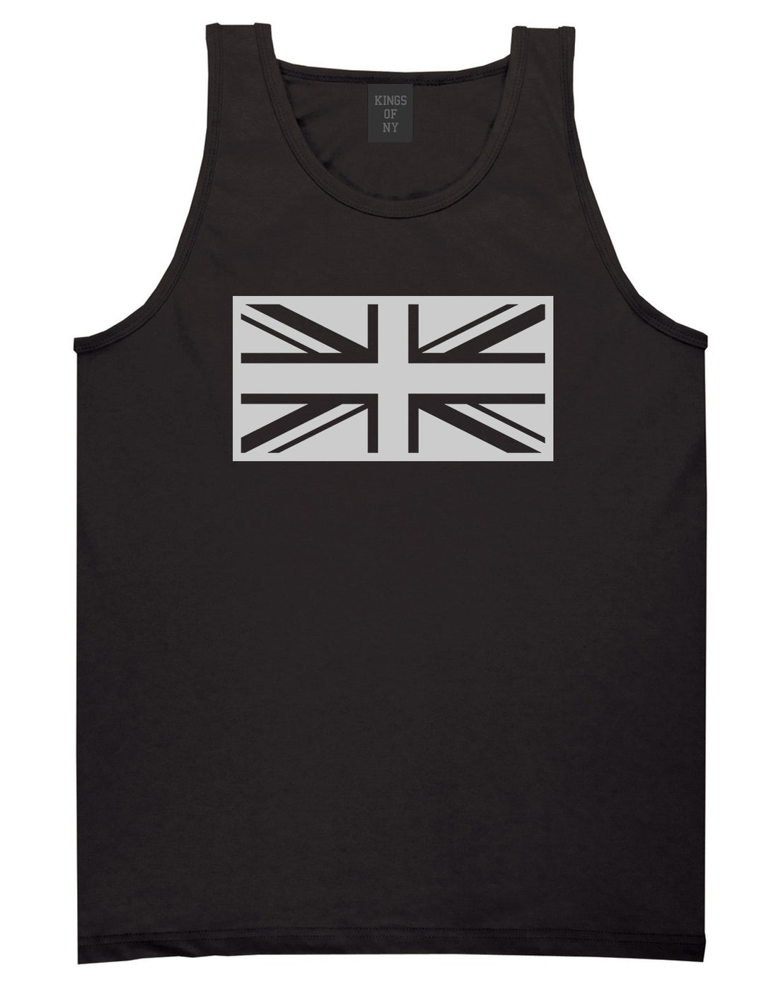 British Army Style Black Tank Top Shirt by Kings Of NY