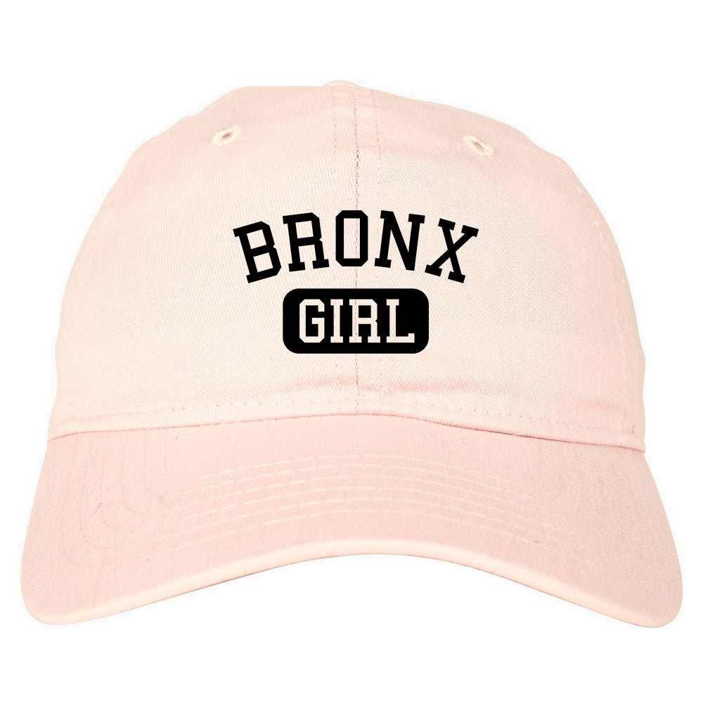 Bronx Girl New York Mens Dad Hat Pink