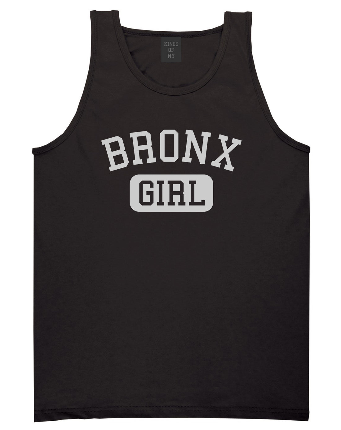 Bronx Girl New York Mens Tank Top T-Shirt Black
