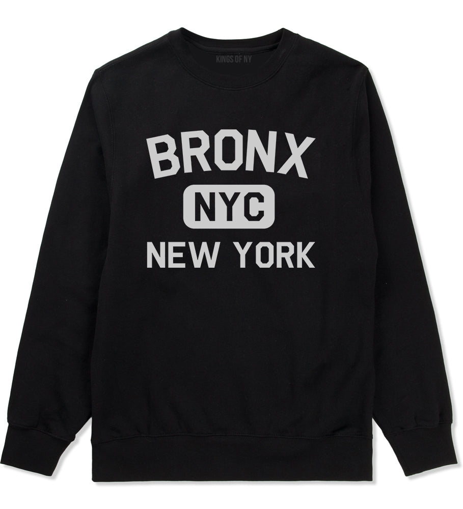 Bronx Gym NYC New York Mens Crewneck Sweatshirt Black
