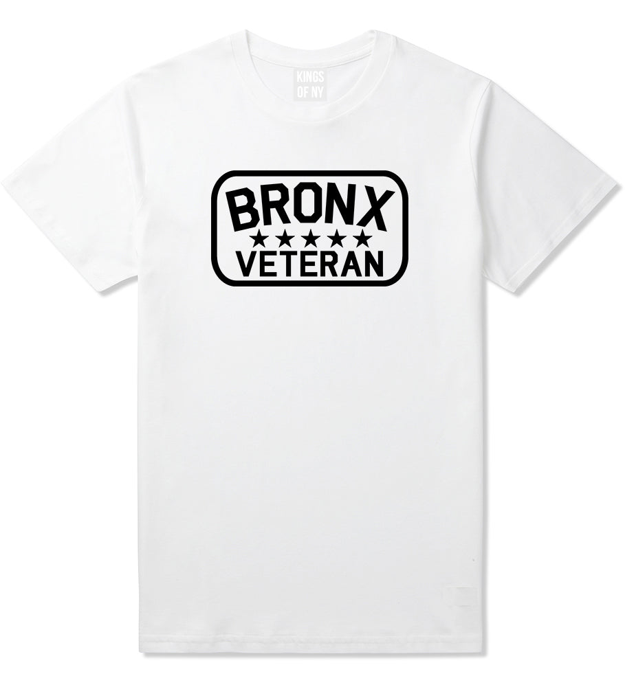 Bronx Veteran Mens T Shirt White