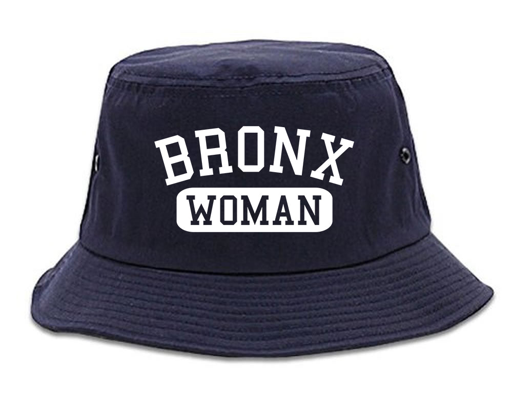 Bronx Woman Mens Bucket Hat Navy Blue