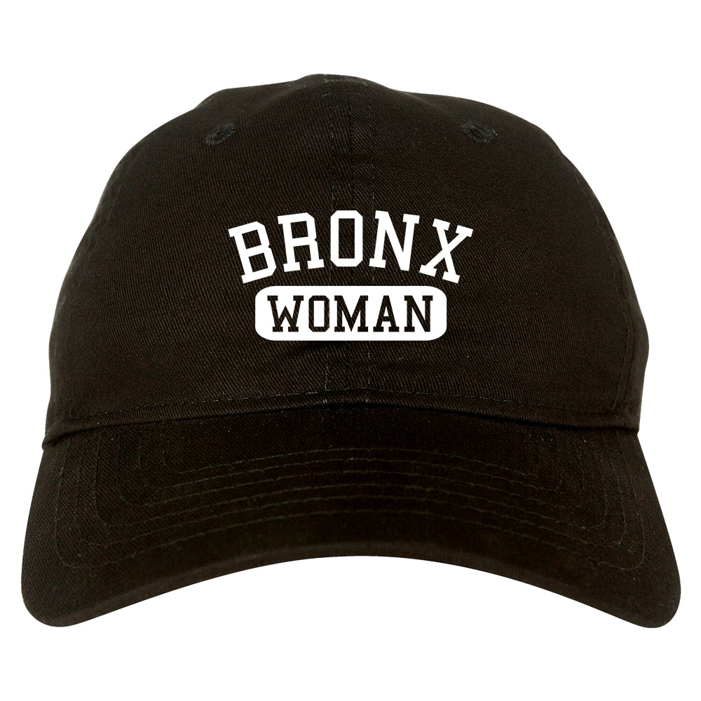 Bronx Woman Mens Dad Hat Black