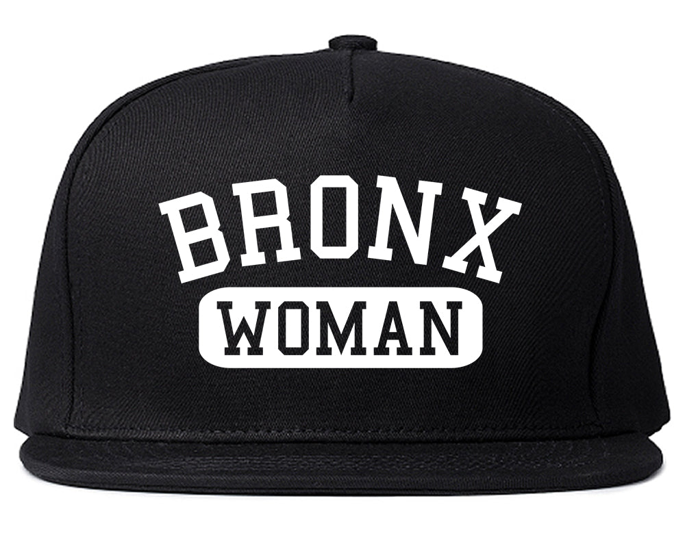 Bronx Woman Mens Snapback Hat Black