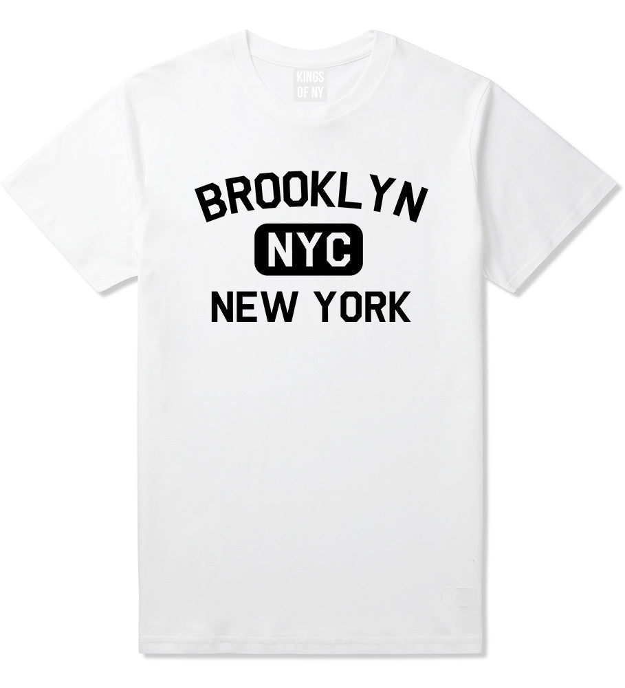 Brooklyn Gym NYC New York Mens T-Shirt White