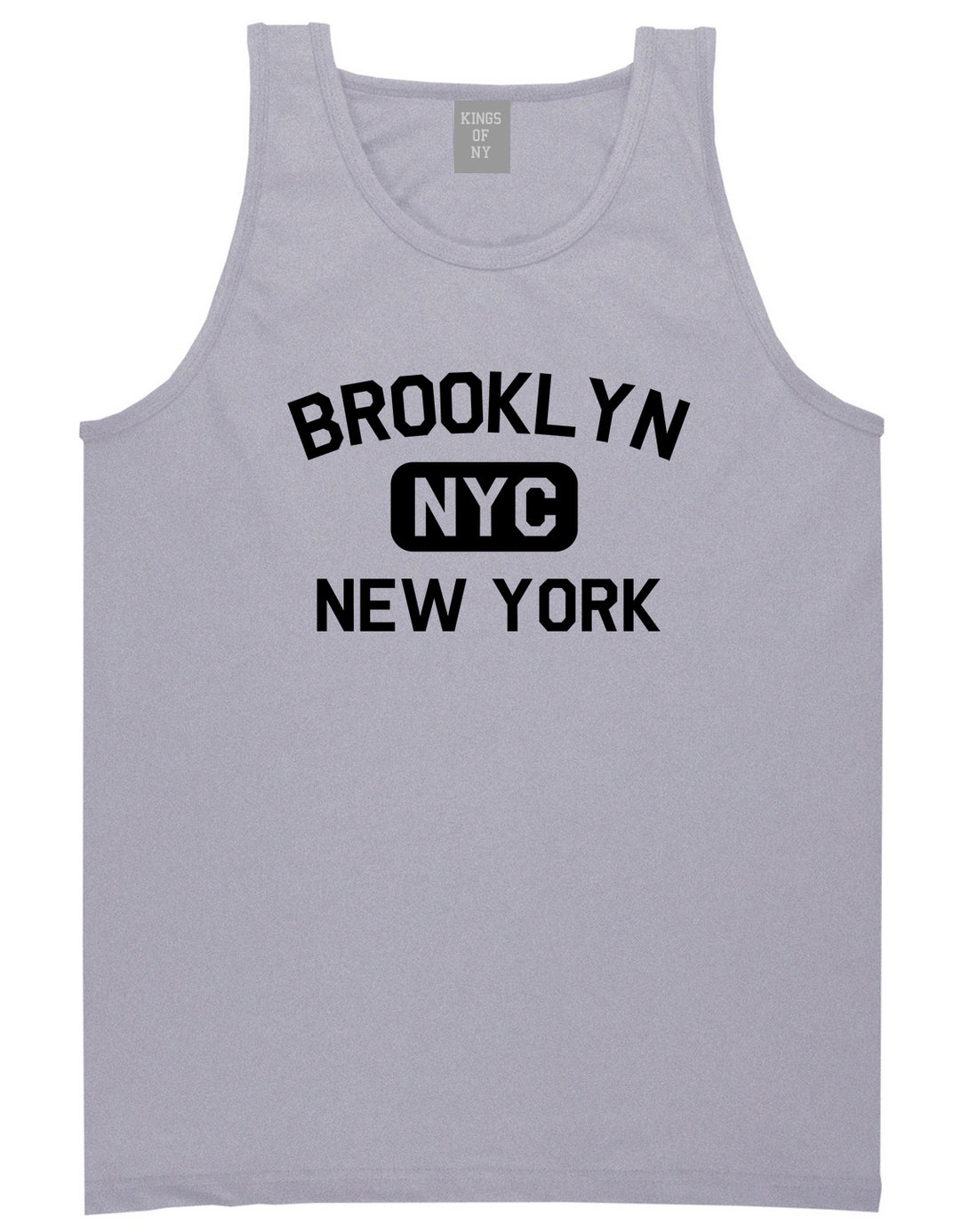 Brooklyn Gym NYC New York Mens Tank Top T-Shirt Grey