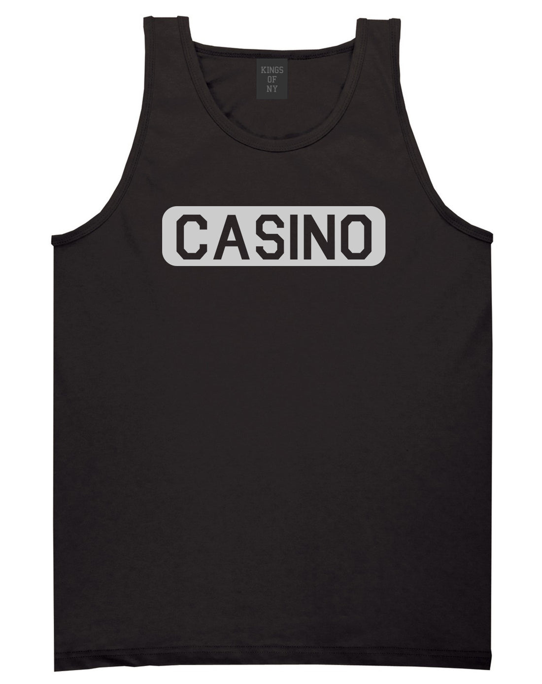 Casino Black Tank Top Shirt by Kings Of NY