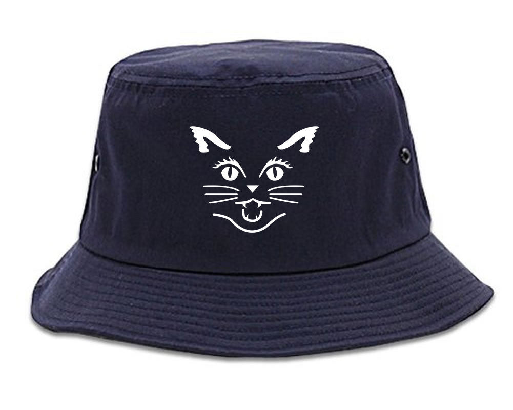 Cat Face Halloween Bucket Hat