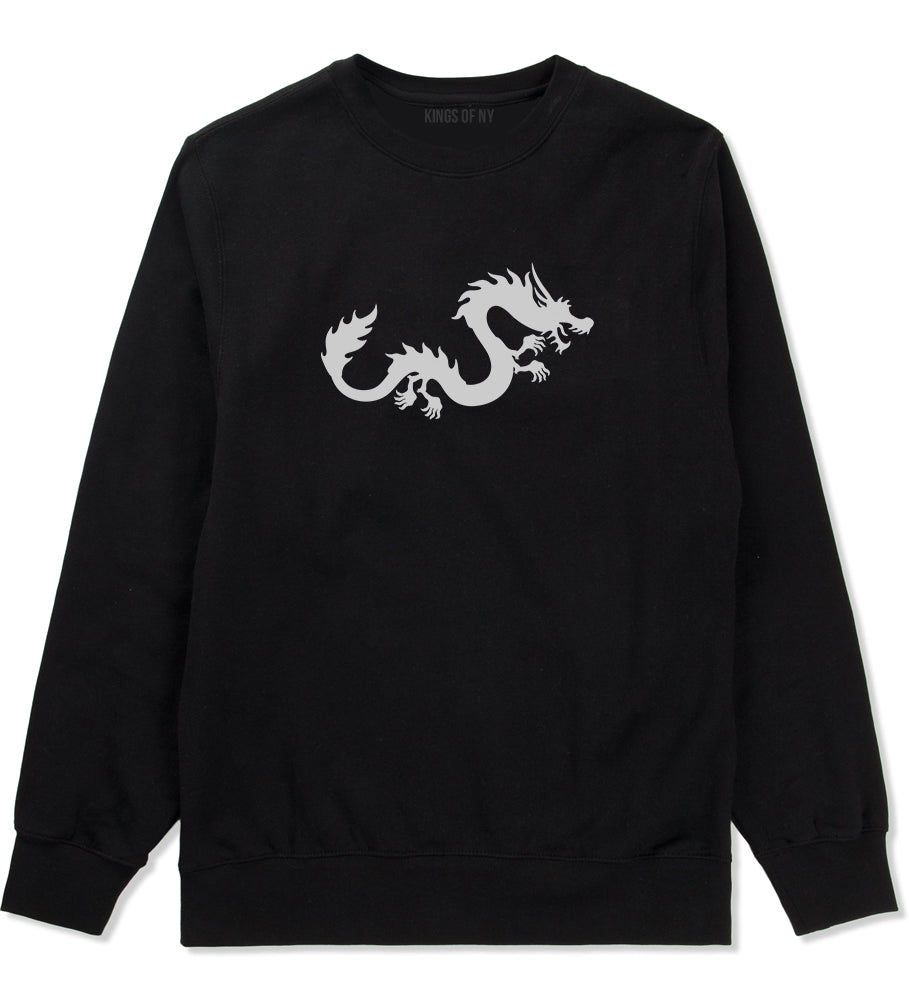 Chinese Dragon Black Crewneck Sweatshirt by Kings Of NY
