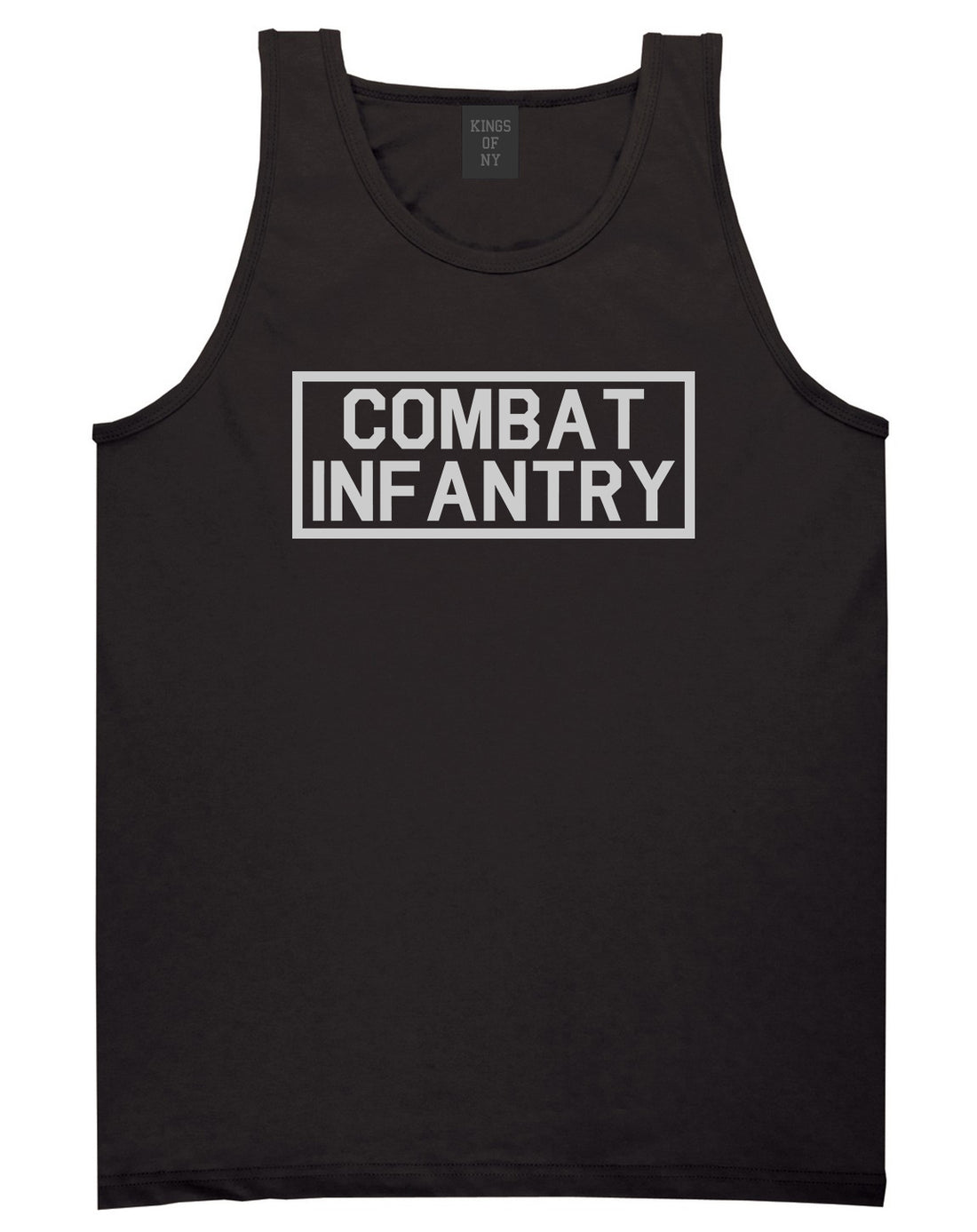 Combat Infantry Black Tank Top Shirt by Kings Of NY