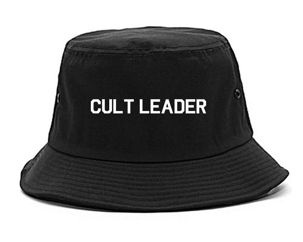 Cult Leader Costume Mens Bucket Hat Black