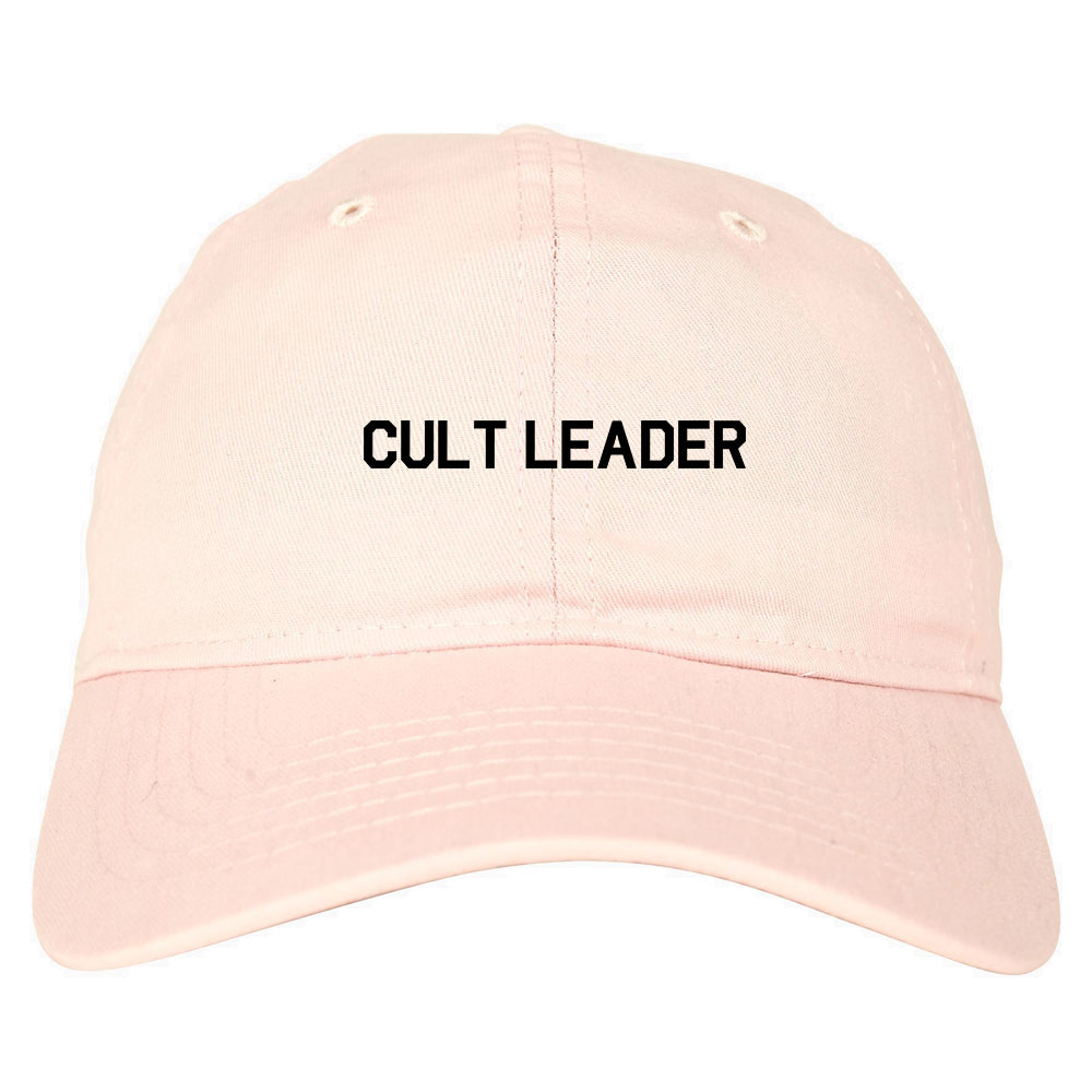 Cult Leader Costume Mens Dad Hat Baseball Cap Pink