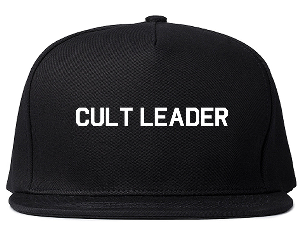 Cult Leader Costume Mens Snapback Hat Black