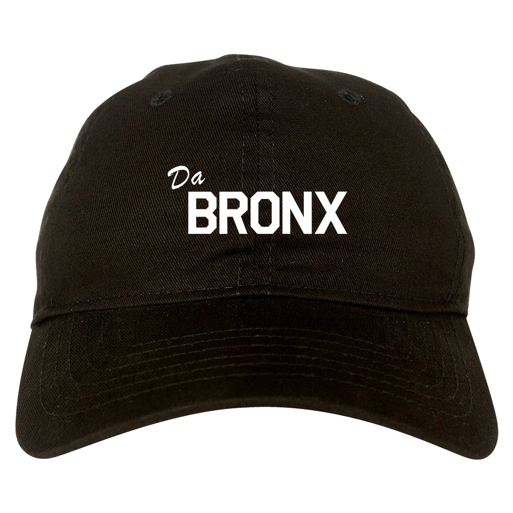 Da Bronx Mens Dad Hat Baseball Cap Black